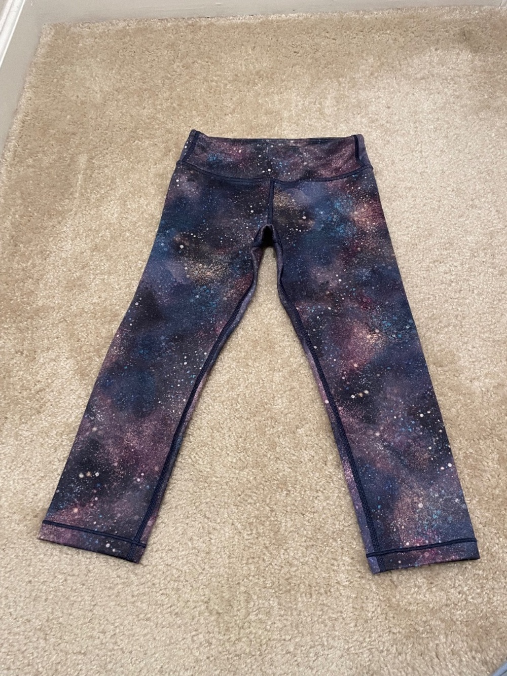 Athleta Girl Printed Capri Pants, M 8-10